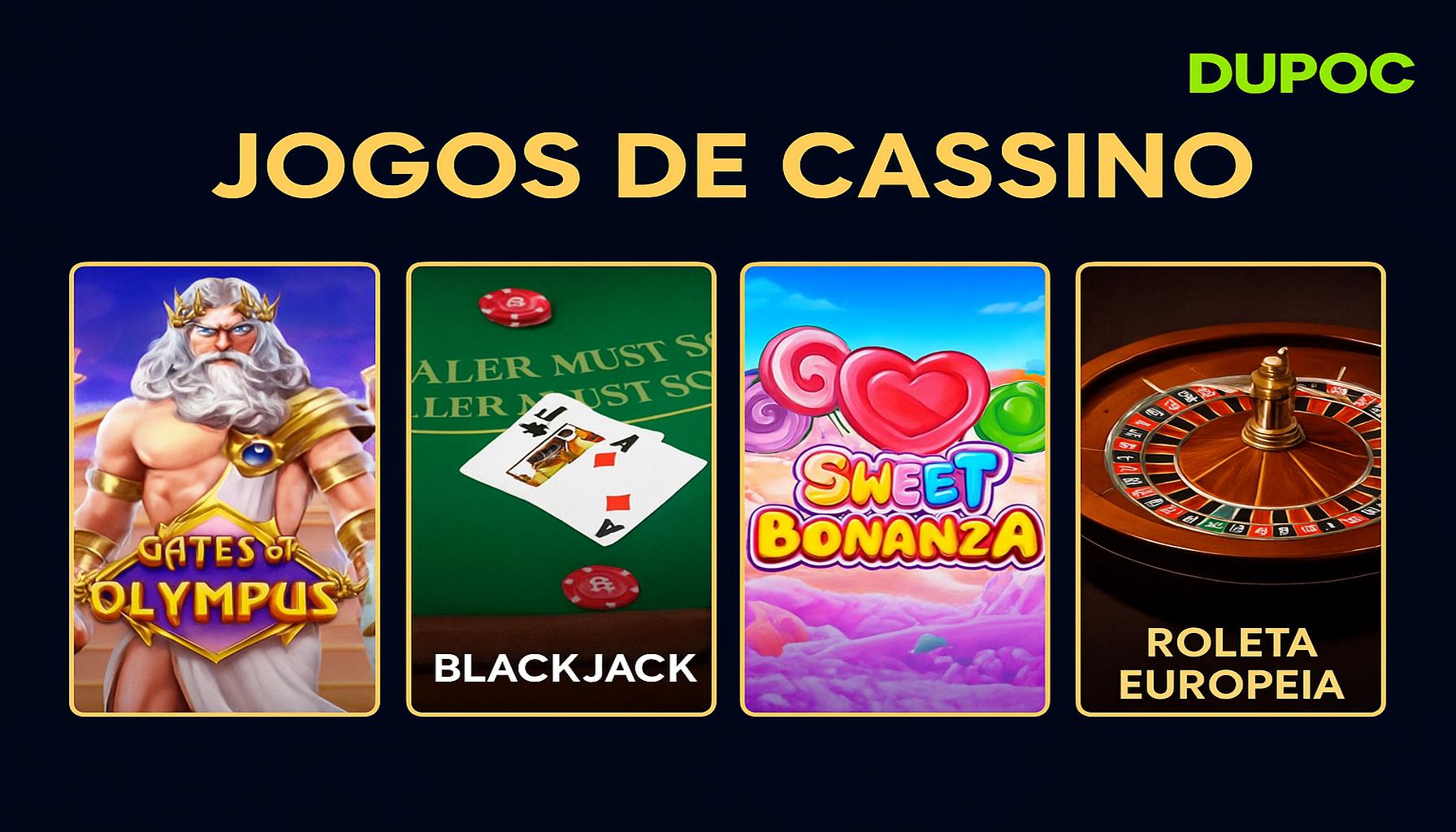 Jogos de cassino online inovadores e emocionantes na DUPOC